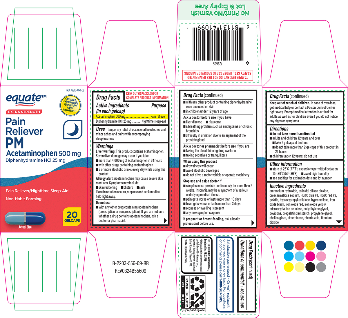 Pill image for Equate 44-556