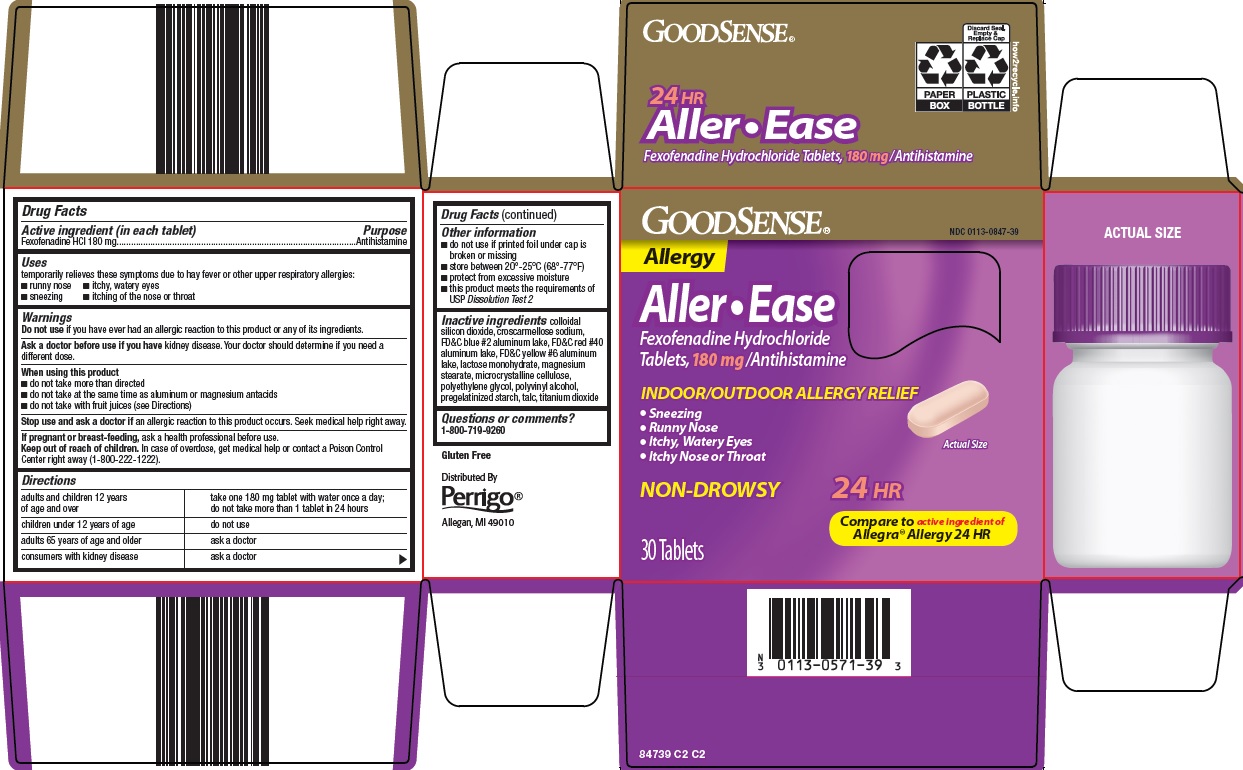 Pill image for Perrigo Aller • Ease Drug Facts