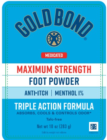 Pill image for Gold Bond Medicated Foot Powder