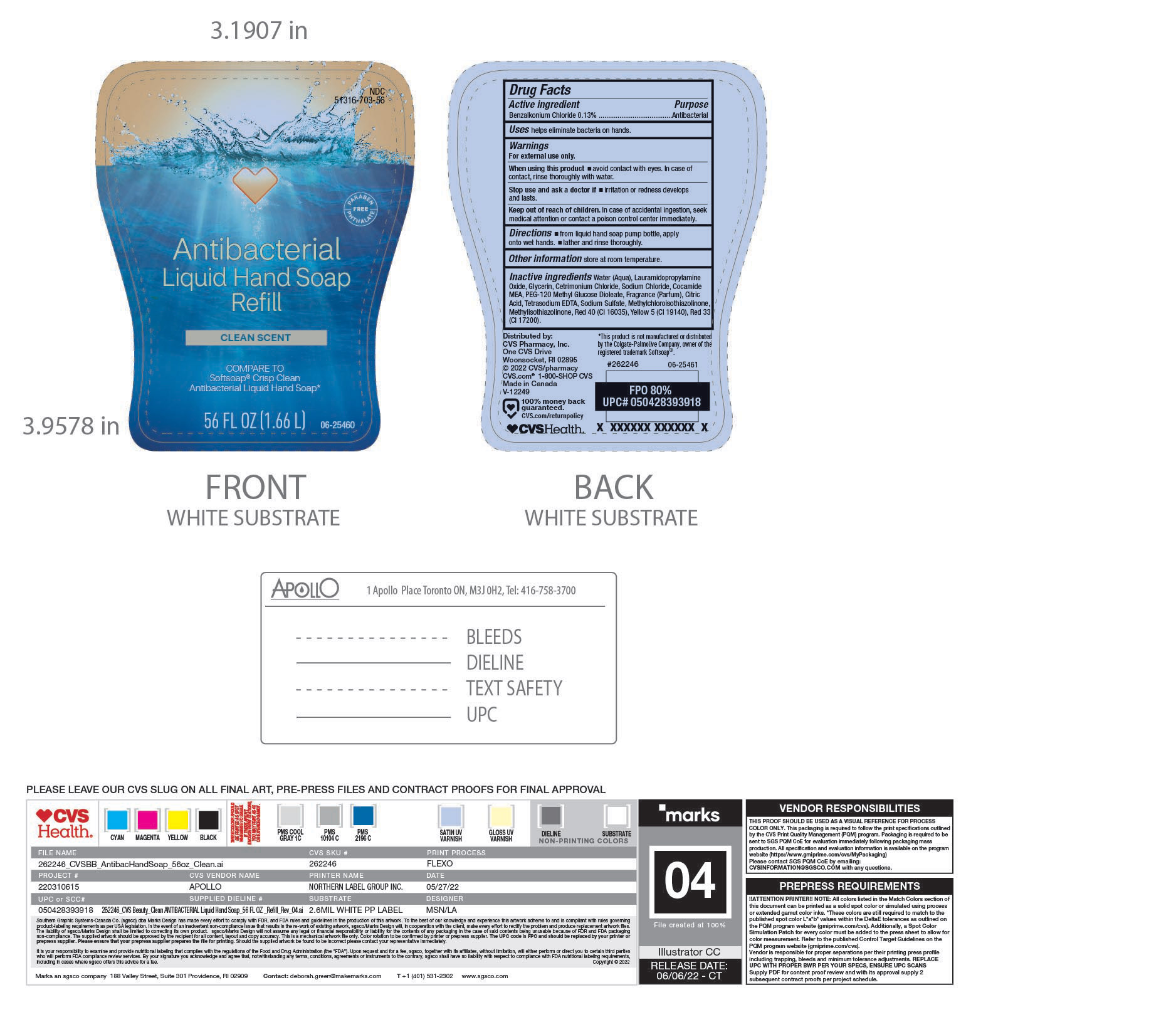 Pill image for Cvs, 51316-703