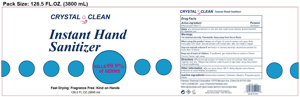 Pill image for Crystal Clean Instant Hand Sanitizer