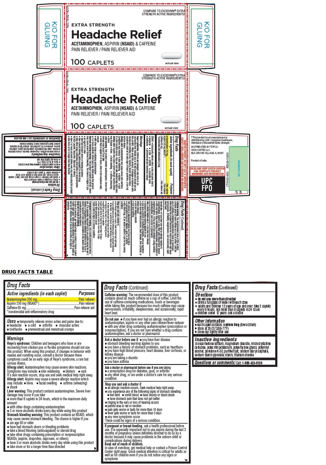 Pill image for Extra Strength Headache Relief