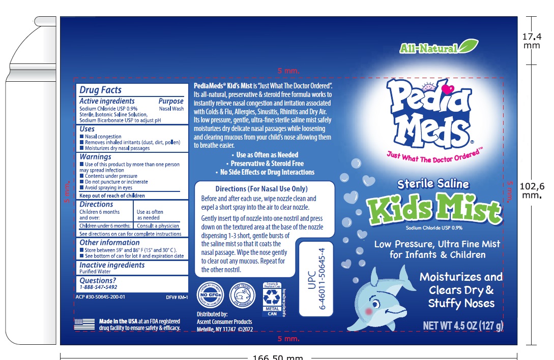Pill image for Pediameds Sterile Saline Kids Mist
