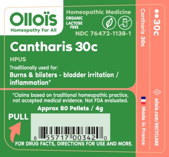 Pill image for Sevene Usa (as Pld) - Cantharis 30c (76472-1138)