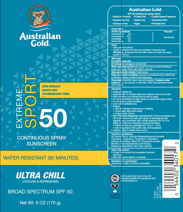 Pill image for Australian Gold Spf 50 Sport Continuous Spray