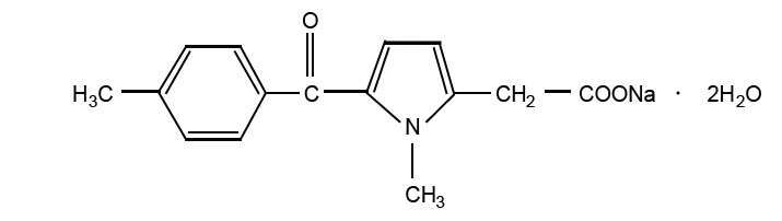 Pill image for tolmetin sodium tablets, usp