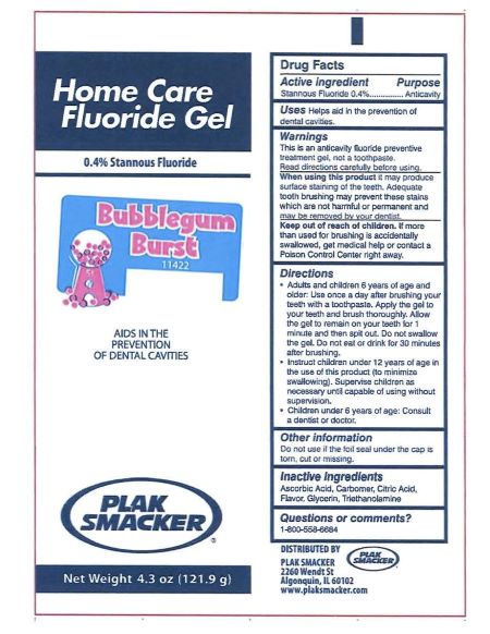 Pill image for Plak Smacker Stannous Gel - Bubble Gum