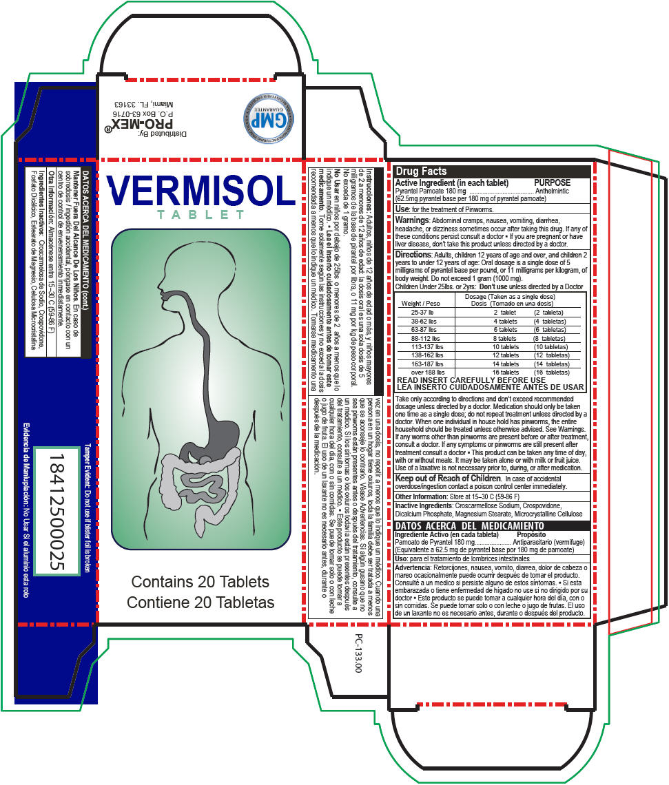 Pill image for Pyrantel Pamoate