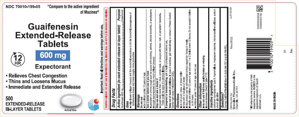 Pill image for Guaifenesin Extended-release Tablets 600mg And 1200mg
