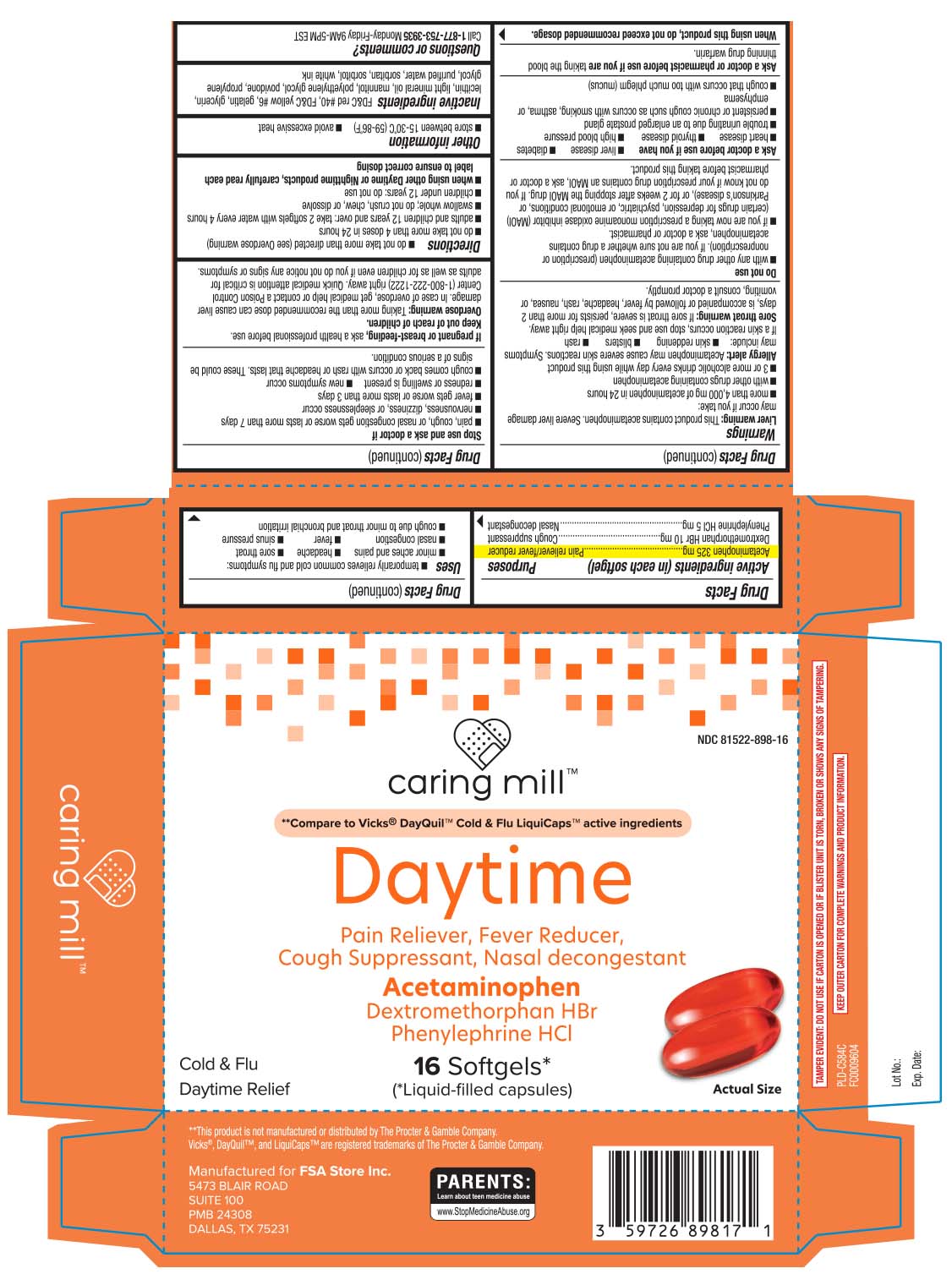 Pill image for Drug Facts