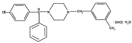Pill image for these highlights do not include all the information needed to use meclizine hydrochloride safely and effectively. see full prescribing information for meclizine hydrochloride.