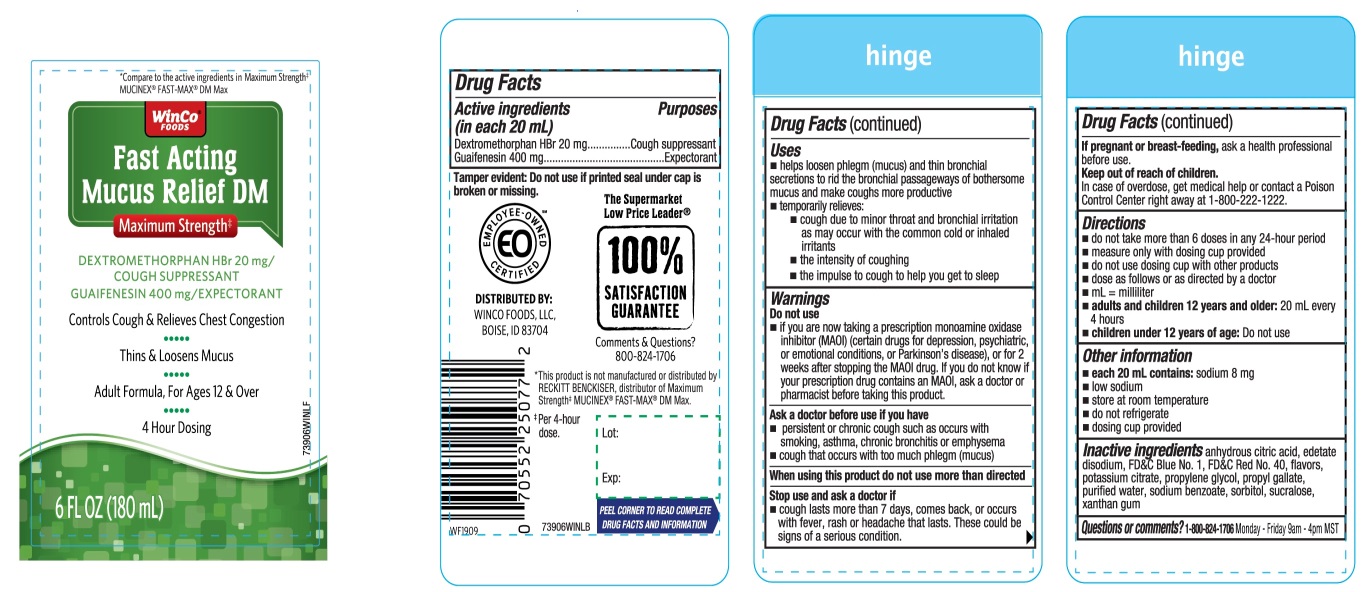 Pill image for Winco Foods Fast Acting Mucus Relief Dm Maximum Strength