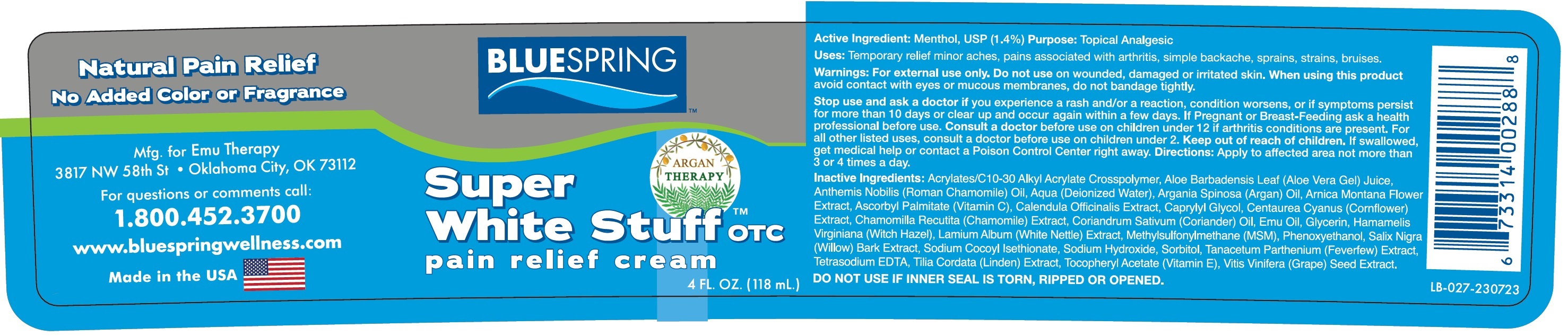 Pill image for Super White Stuff Pain Relief Cream