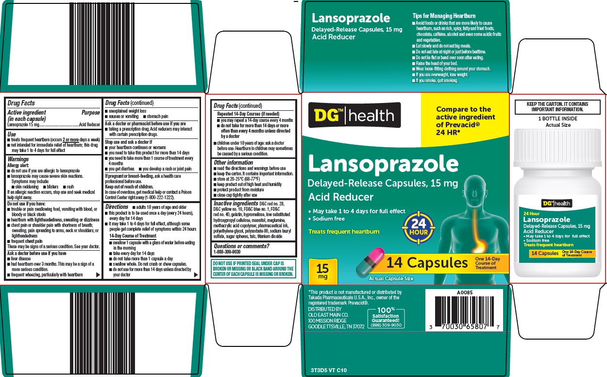 Pill image for Dolgencorp, Llc Lansoprazole Drug Facts