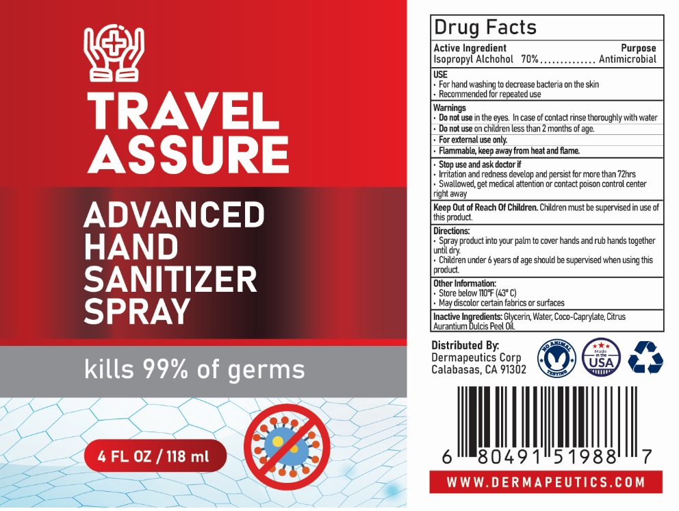 Pill image for Travel Assure Advanced Hand Sanitizer Spray