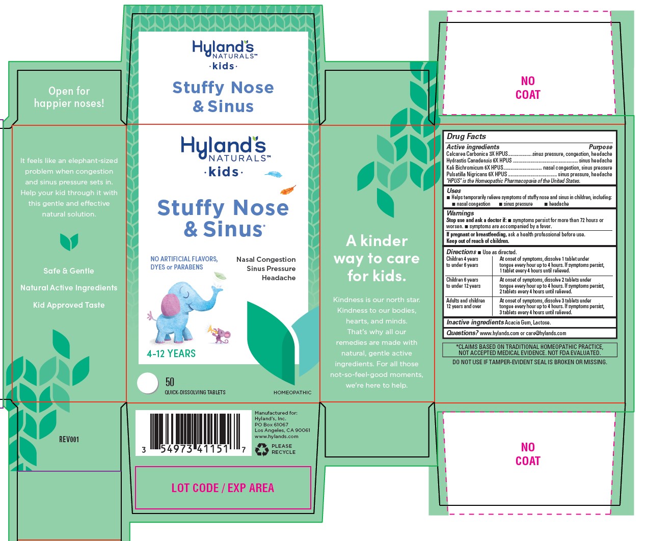 Pill image for Hyland's Naturals Kids Stuffy Nose & Sinus