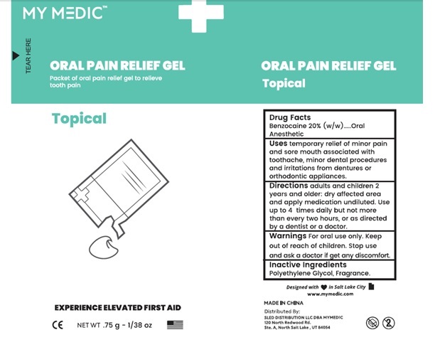 Pill image for 81417-001 My Medic Oral Pain Relief Gel