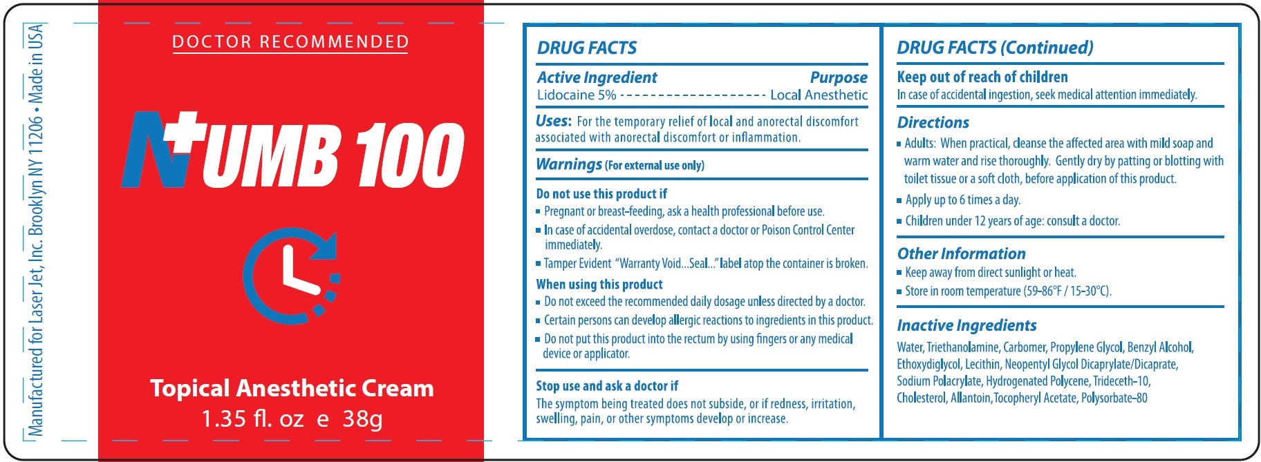 Pill image for Numb 100