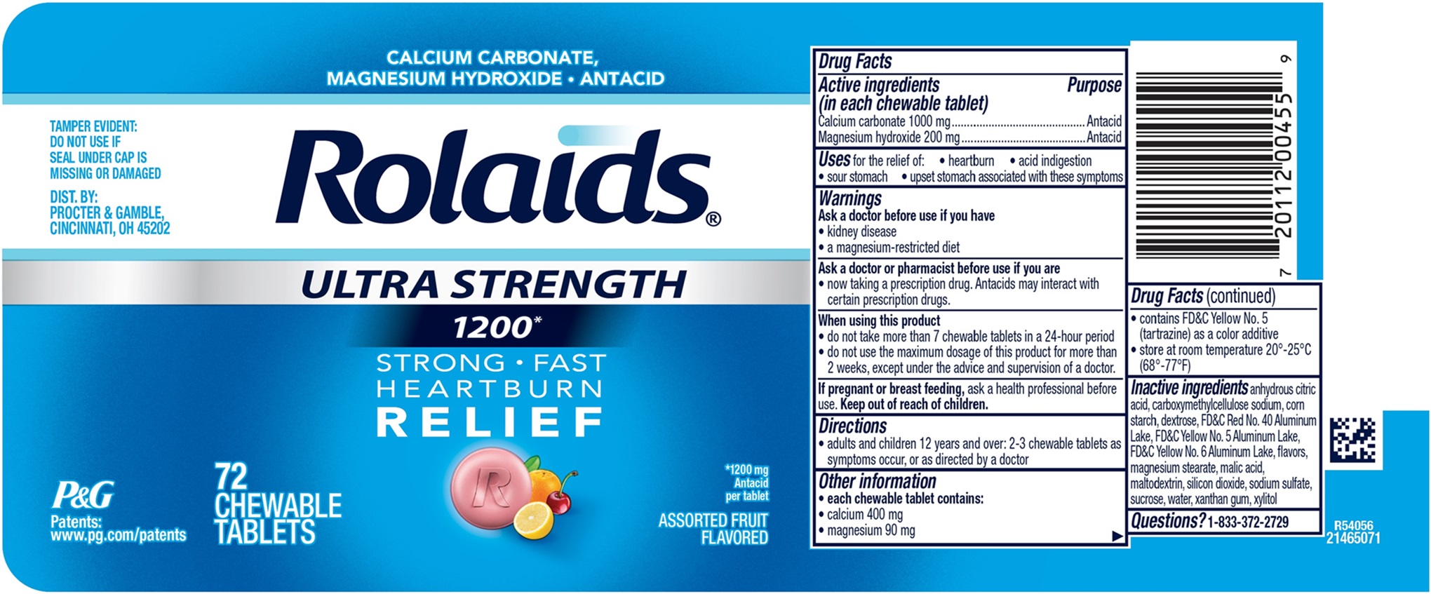 Pill image for Rolaids Ultra Strength 1200