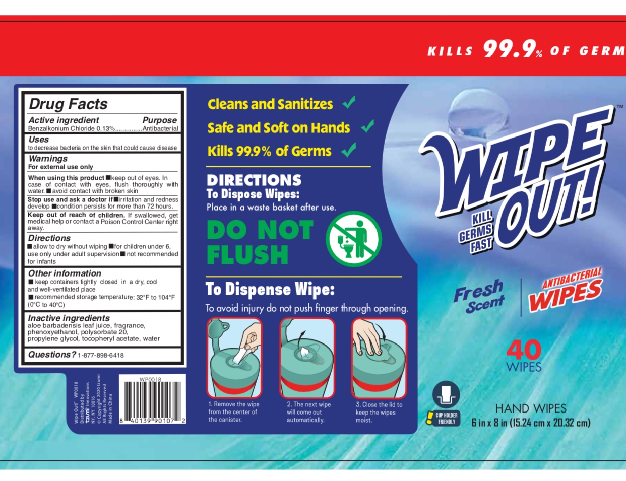 Pill image for 77878-020, Style: Wp0018, Fresh Scent