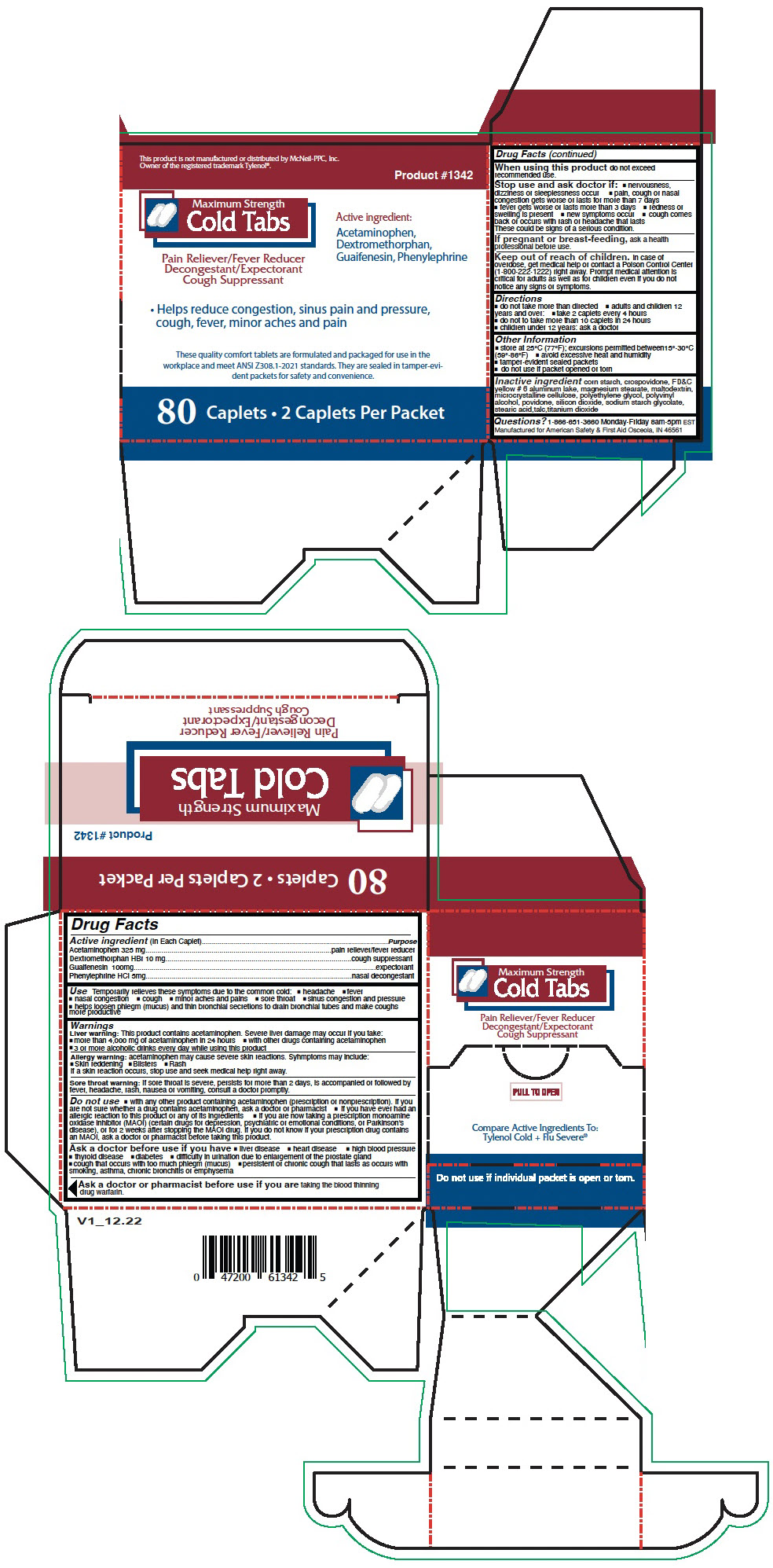 Pill image for Maximum Strength Cold Tabs