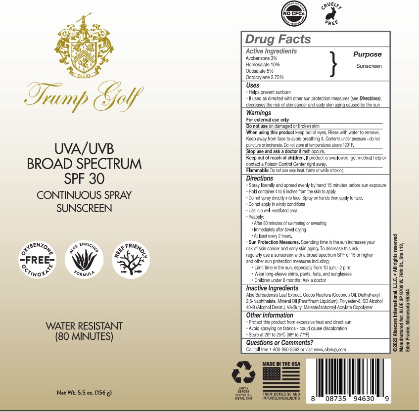 Pill image for Trump Golf Broad Spectrum Spf 30 Continuous Spray