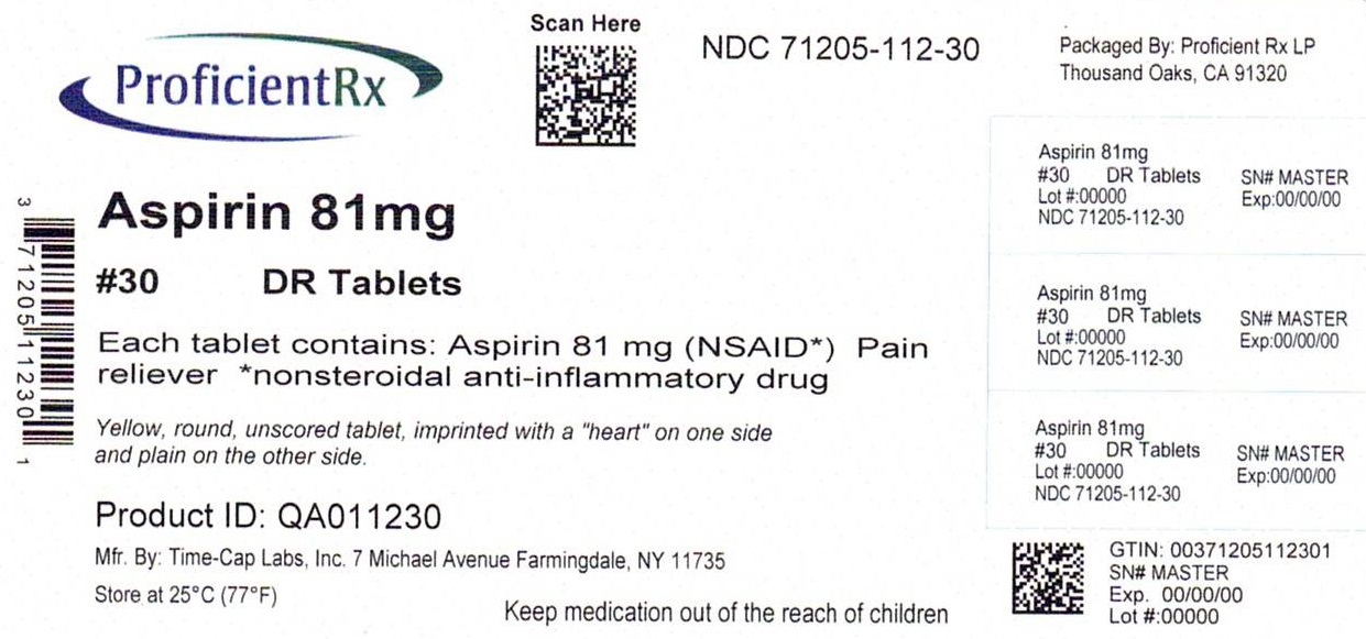Pill image for 481r-tcl-49483-481 Aspirin 81mg Delayed Release Tablets