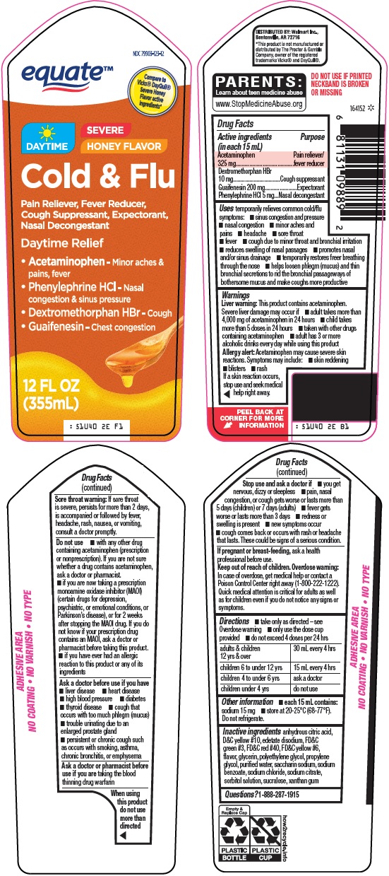 Pill image for Wal-mart Cold & Flu Drug Facts