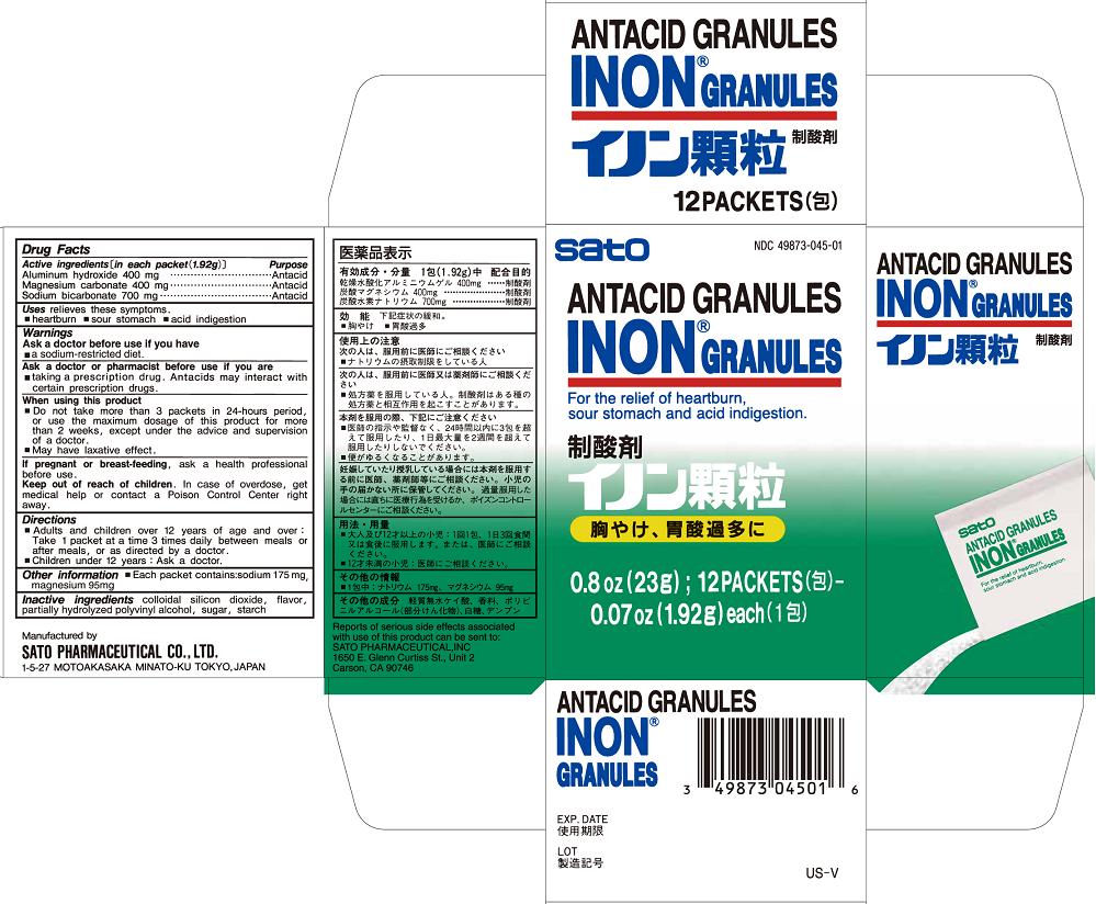 Pill image for Inon Granules