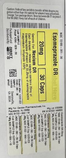 Pill image for Esomeprazole Dr