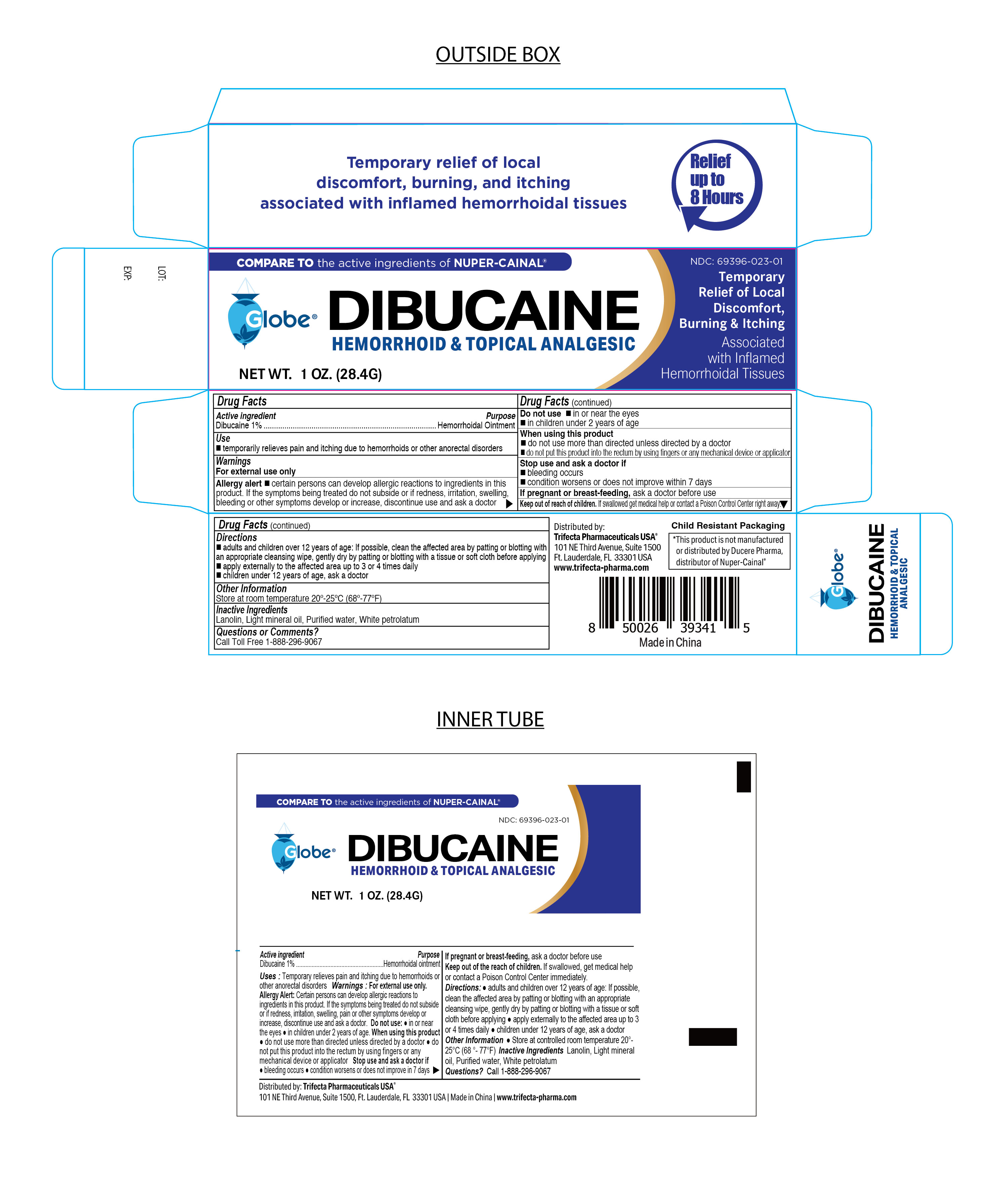 Pill image for Globe Dibucaine Ointment 1%