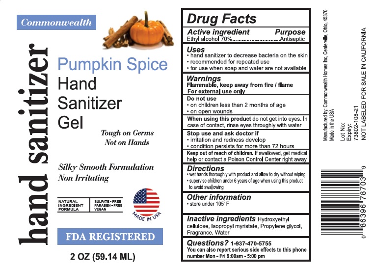 Pill image for Commonwealth Pumpkin Spice Hand Sanitizer Gel