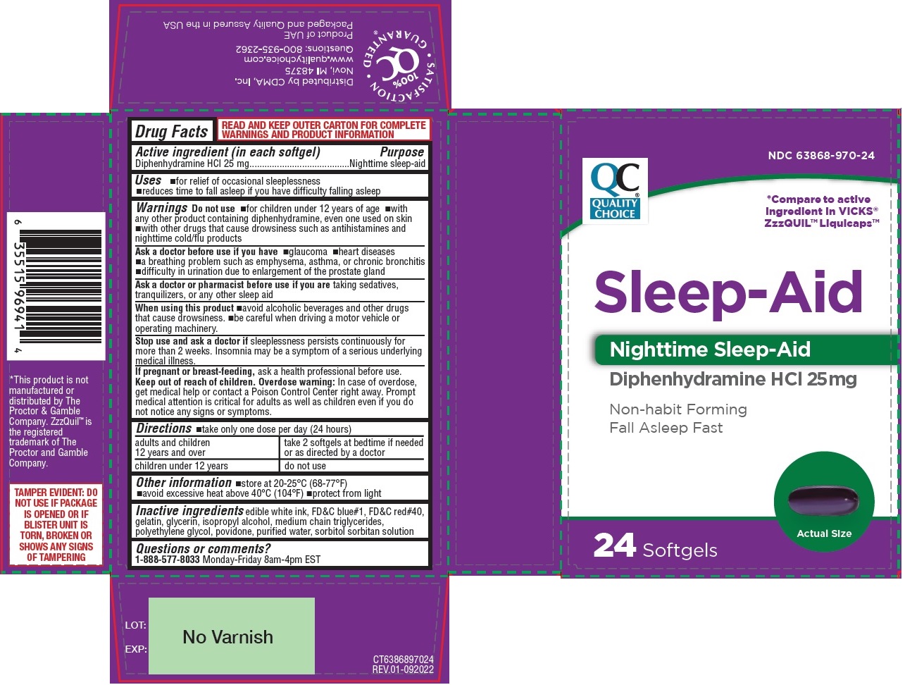 Pill image for Quality Choice Nighttime Sleep-aid
