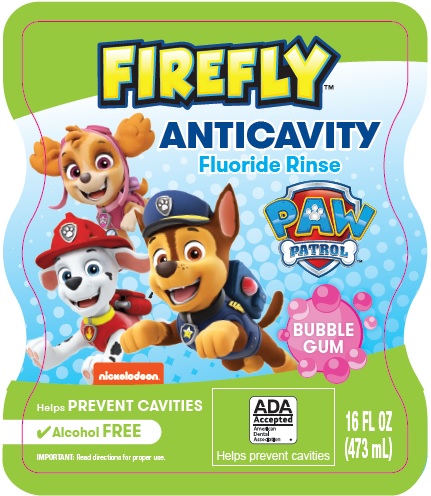 Pill image for Firefly Anticavity Fluoride Rinse Paw Patrol Drug Facts