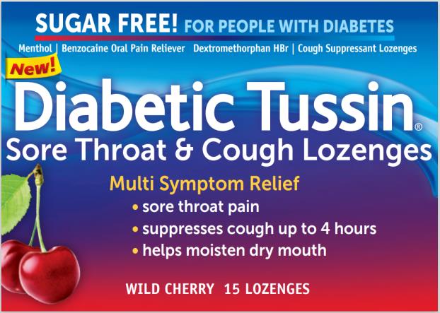 Pill image for Diabetic Tussin Sore Throat Cherry Lozenge