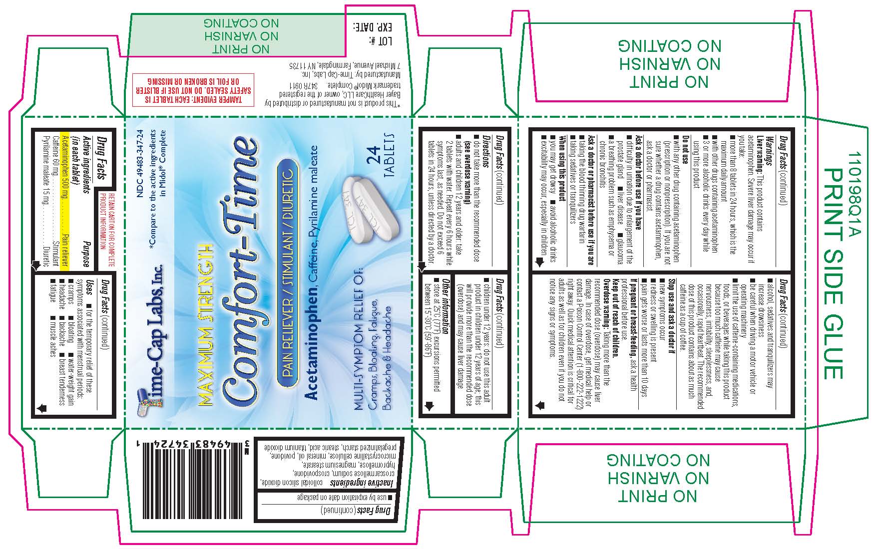 Pill image for Tcl Comfort Time 347r