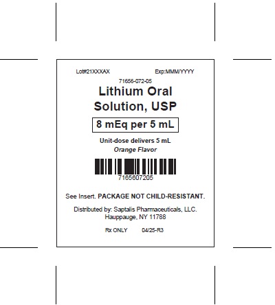 Pill image for These Highlights Do Not Include All The Information Needed To Use Lithium Oral Solution Safely And Effectively. See Full Prescribing Information For Lithium Oral Solution.
