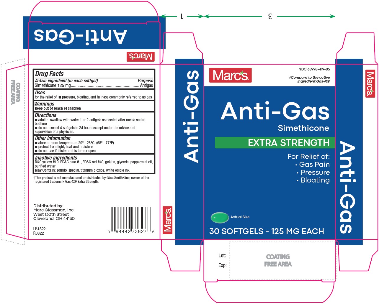 Pill image for 419- Anti Gas
