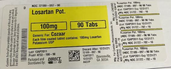 Pill image for Losartan Potassium