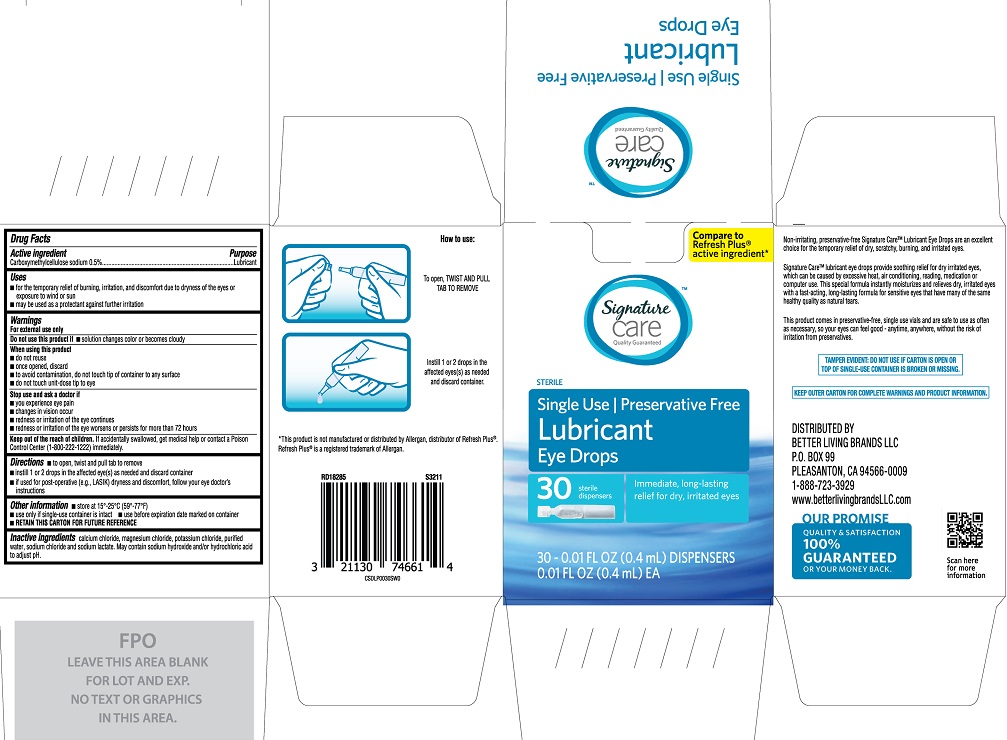 Pill image for Signature Care Lubricant Eye Drops 30 Ct. (pld)