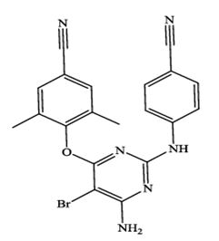 Pill image for Etravirine Tablets, For Oral Use