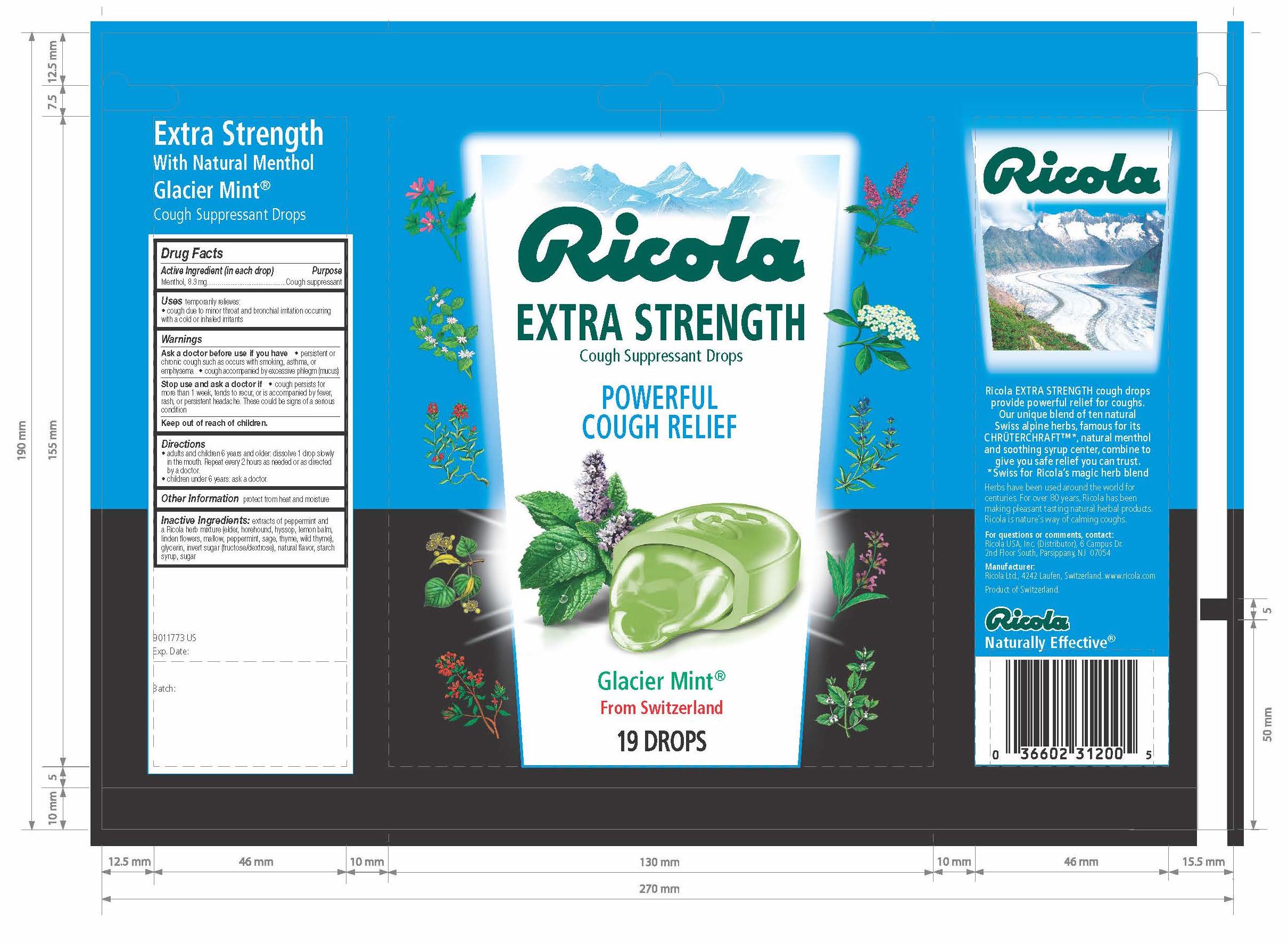 Pill image for Extra Strength With Natural Menthol Glacier Mint