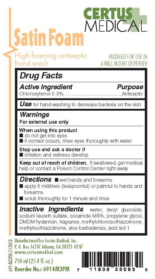 Pill image for Satin Foam High Foaming Antiseptic Hand Wash Drug 6914