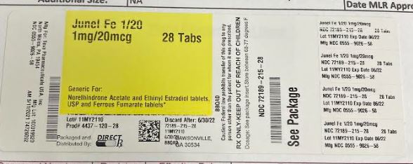 Pill image for Junel Fe