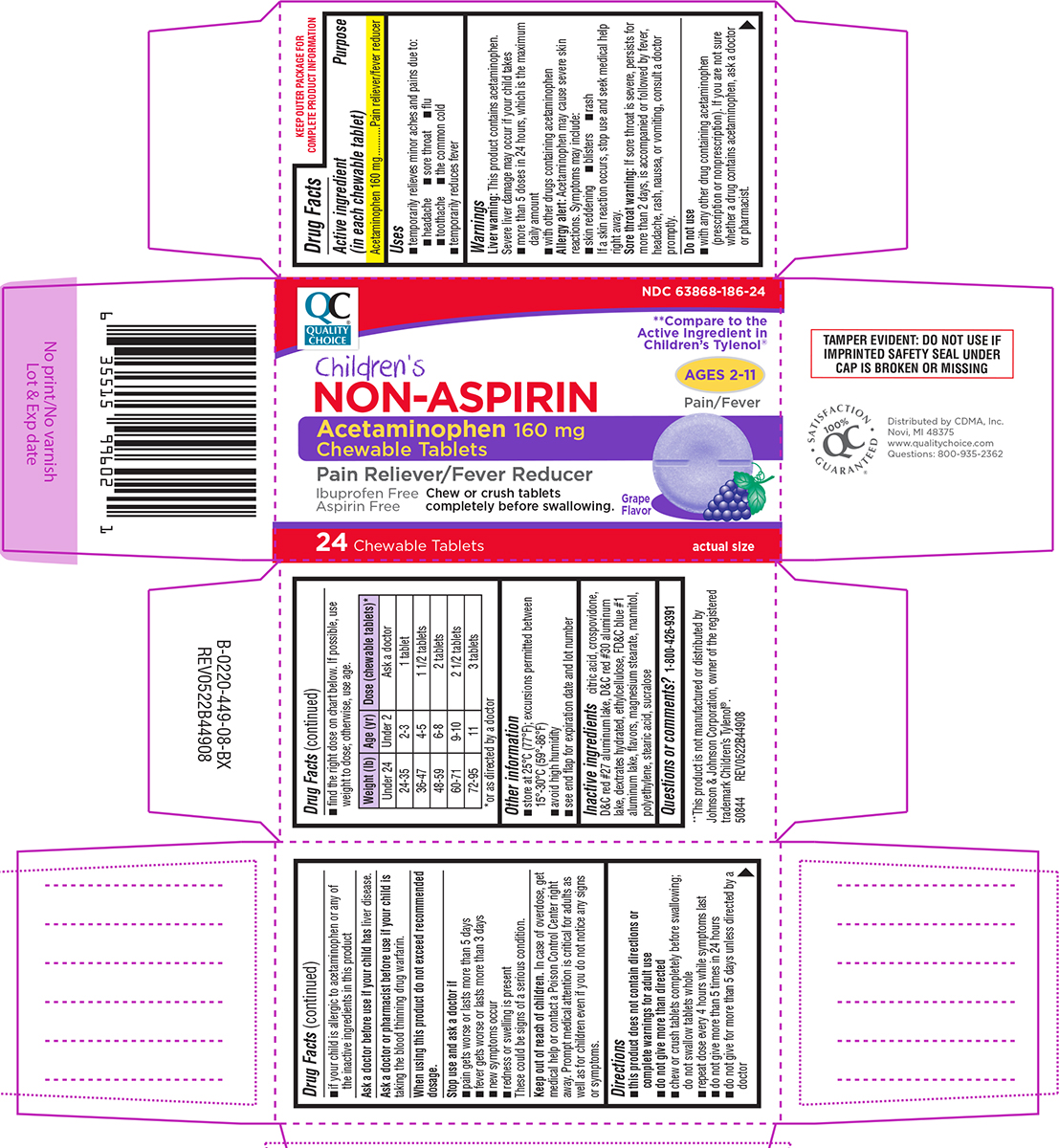 Pill image for Quality Choice 44-449 Childrens Delisted