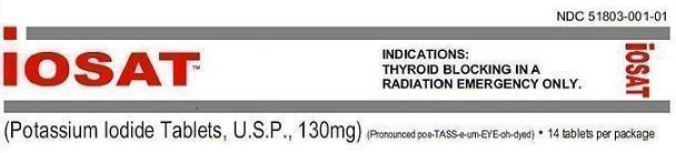Pill image for Iosat™ - (potassium Iodide Tablets, Usp, 130 Mg)