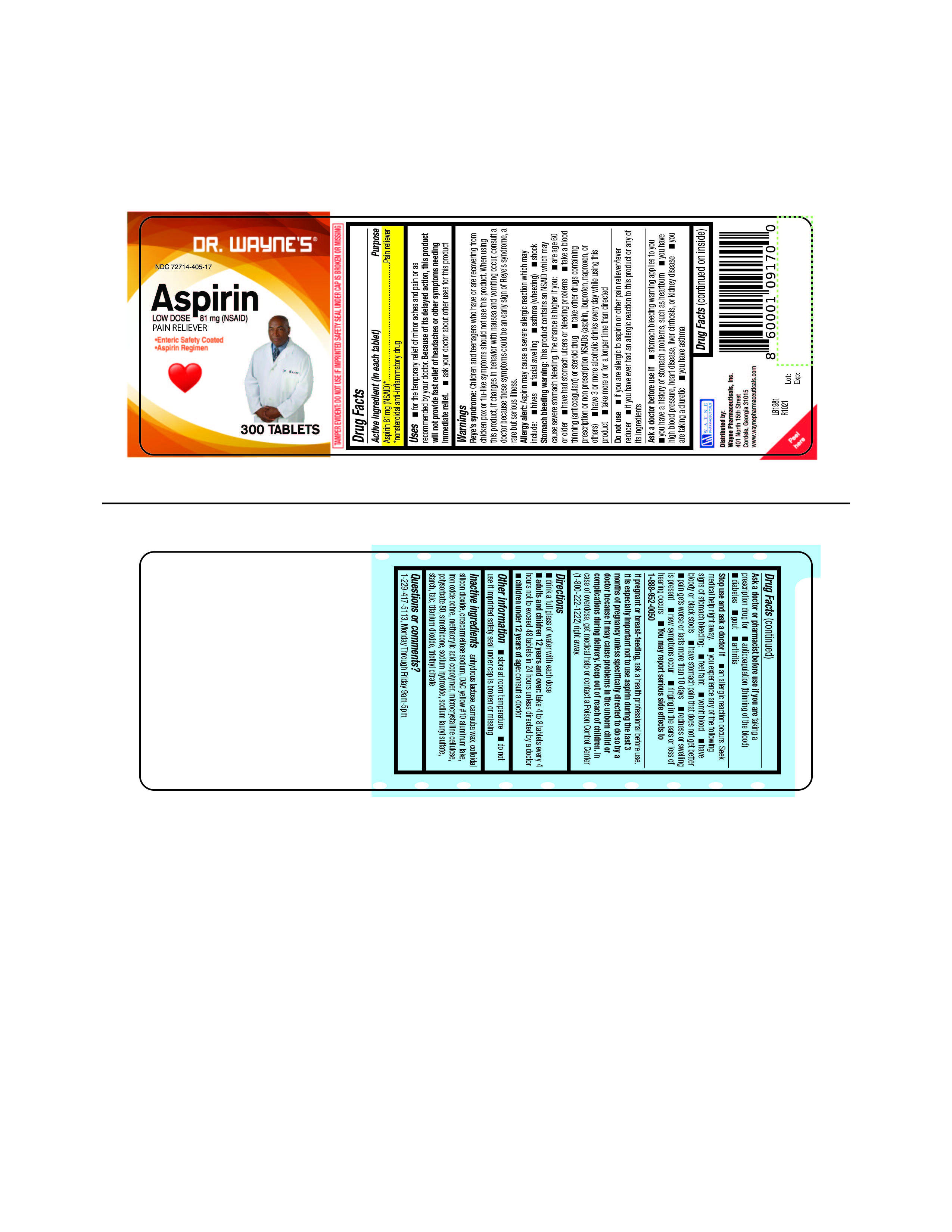 Pill image for Aspirin 81mg