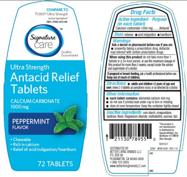 Pill image for Extra Strength Antacid Relief Tablets