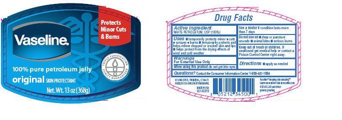 Pill image for Vaseline Pure Petroleum Jelly Pdp And Drug Facts