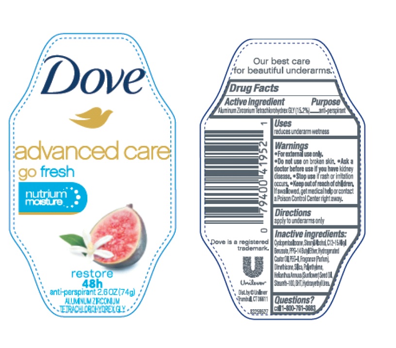 Pill image for Dove Advanced Care Restore Antiperspirant Deodorant